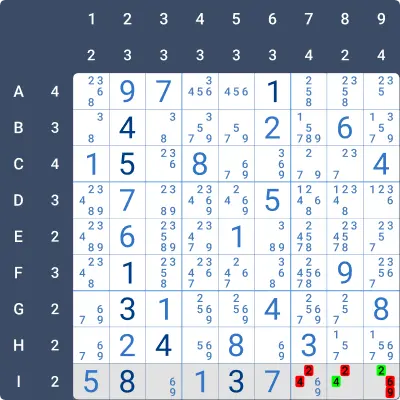 Ascending Sequences SmartEliminations-Example 2