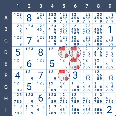 Hidden Quadruple Example 2