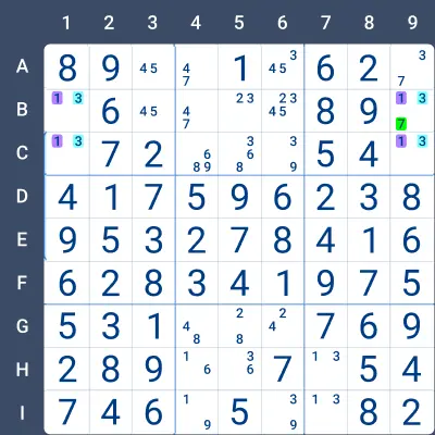 Unique Rectangle - Example 1